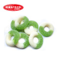 Bague Pomme Verte Sour Halal Gummy Sour Candy